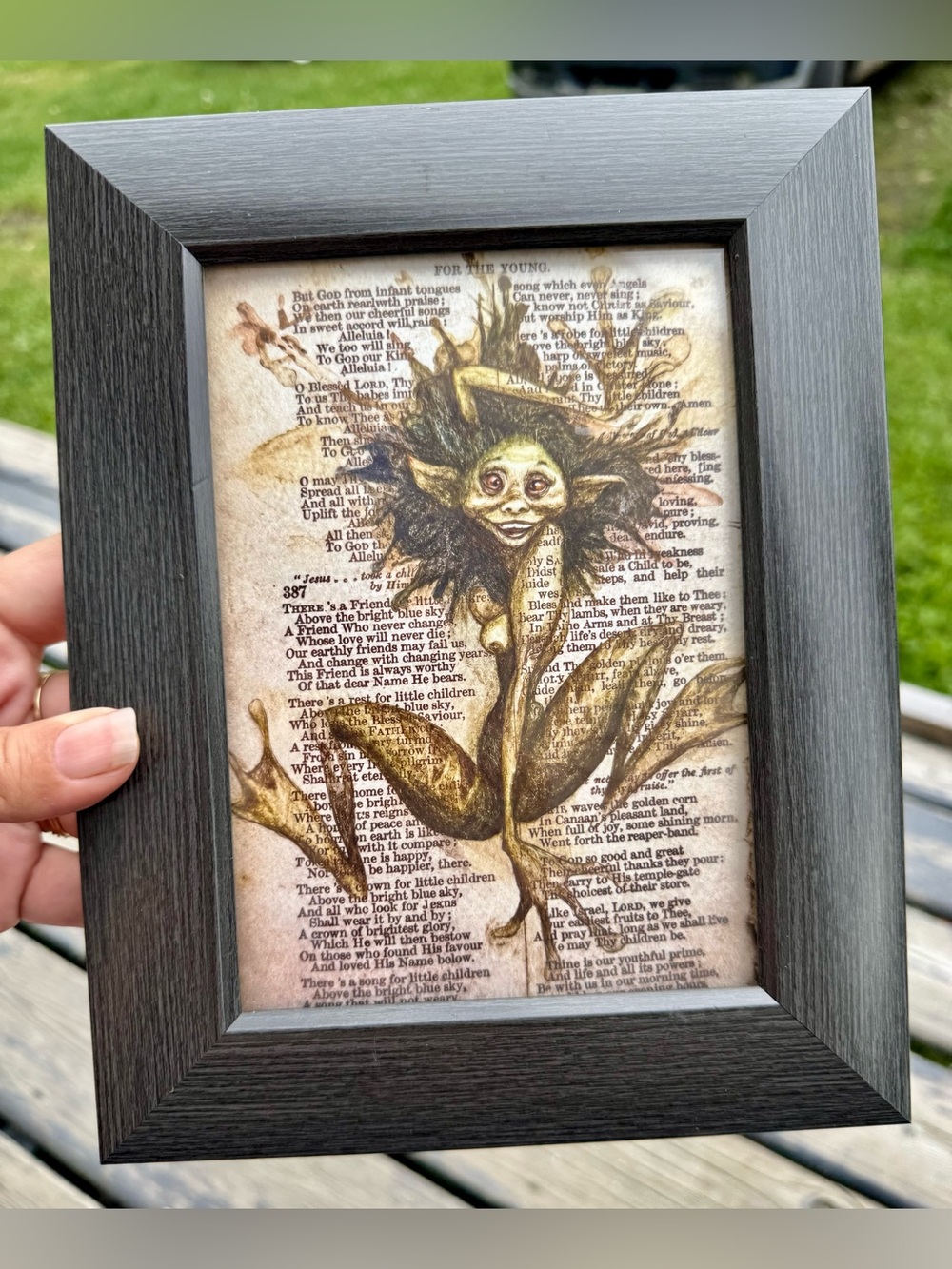 Brian Froud Lady Cottington Fairy Framed Art